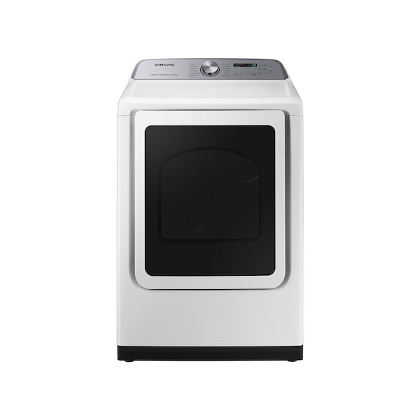 Samsung 7.4 cu. ft. Smart Wi-Fi Enabled Gas Dryer with Steam Sanitize+ and Sensor Dry in White DVG52A5500W
